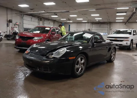 2001 Porsche Boxster S from USA, damaged, VIN WP0CB29871U663815